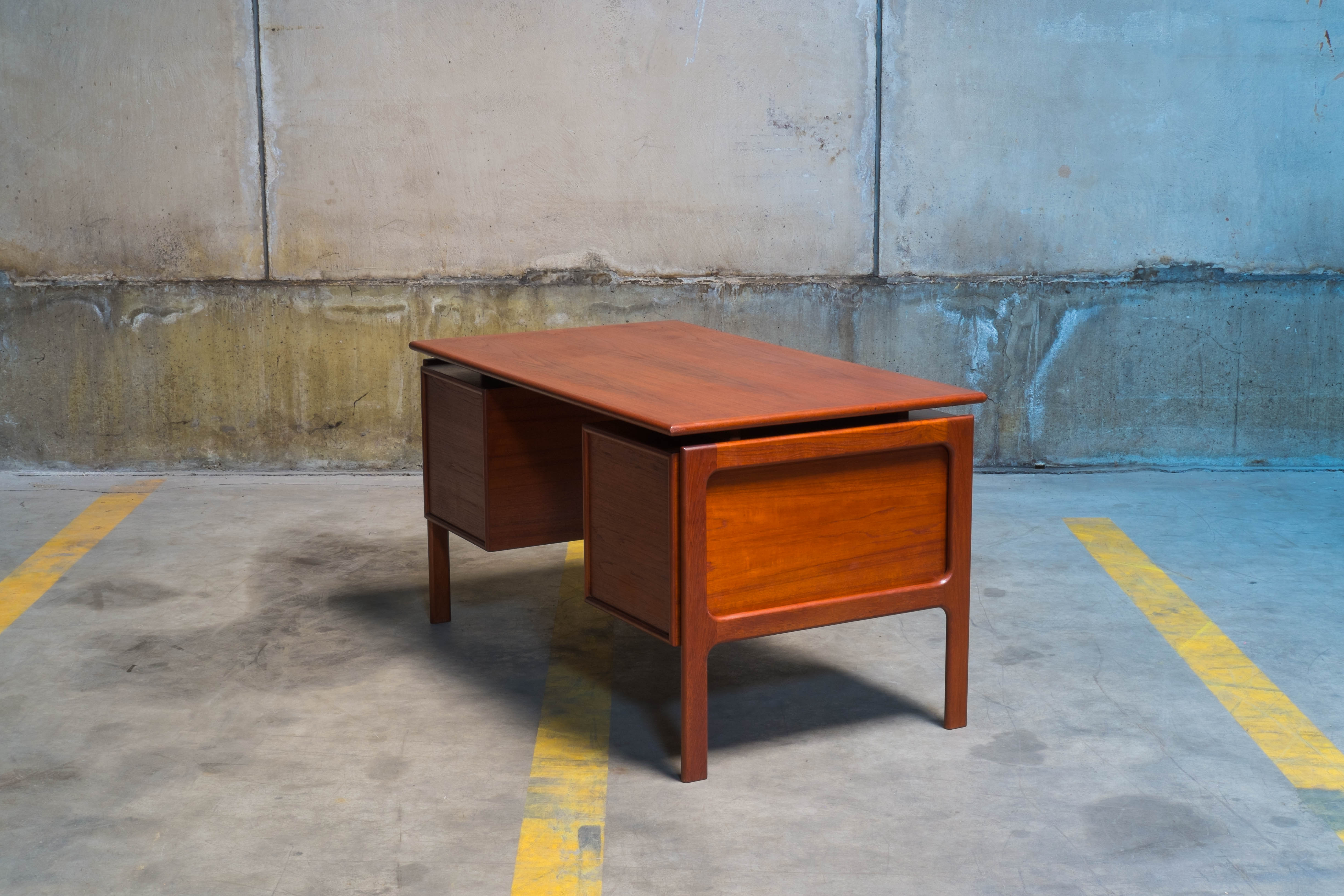 Writing desk designed by gv gasvig and produced by gv møbler in the 1960
