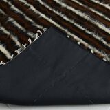 %100 Wool Handwoven Turkish Vintage Kilim Rug, 136x196 Cm