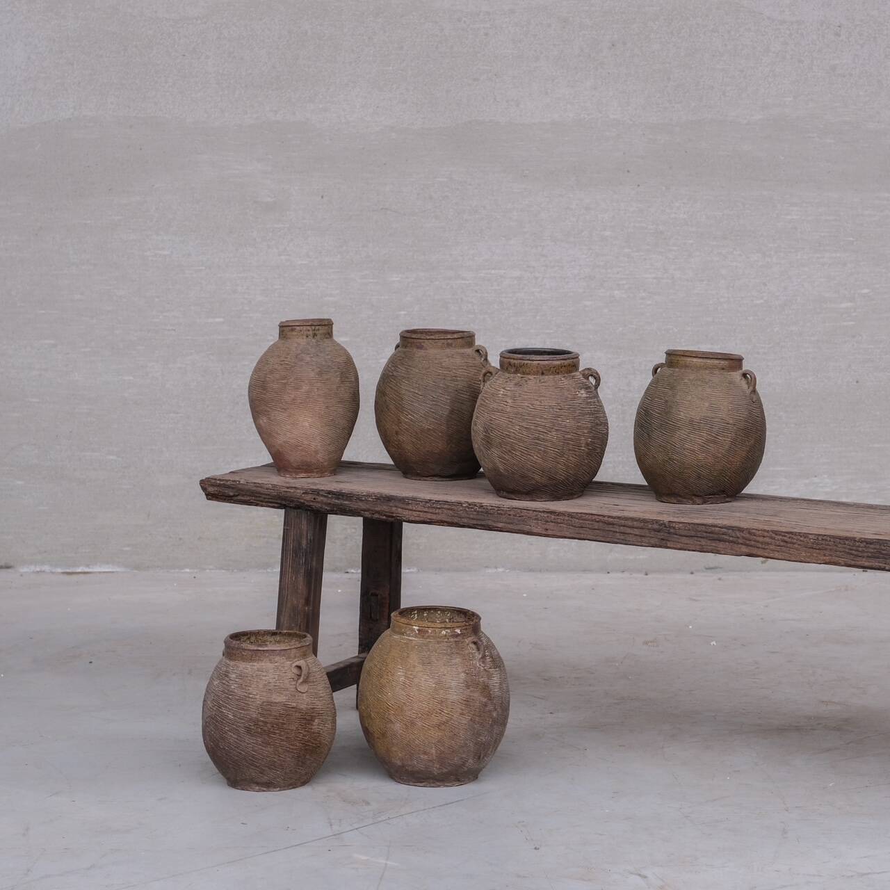 Vintage Ceramic Asian Water Pots (6 available)