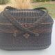 Old blackened Bressan wicker basket