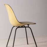 Eames Ocher Side Chair on H Base, Herman Miller 1960s