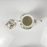 Redouté rose teapot, Roy Kirkham, England, 1996