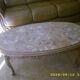 Table basse ovale