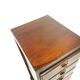 Vintage British bank of eight drawers filing cabinet