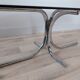 70s oval coffee table