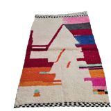 Handmade wool Berber rug 150 X 100 CM