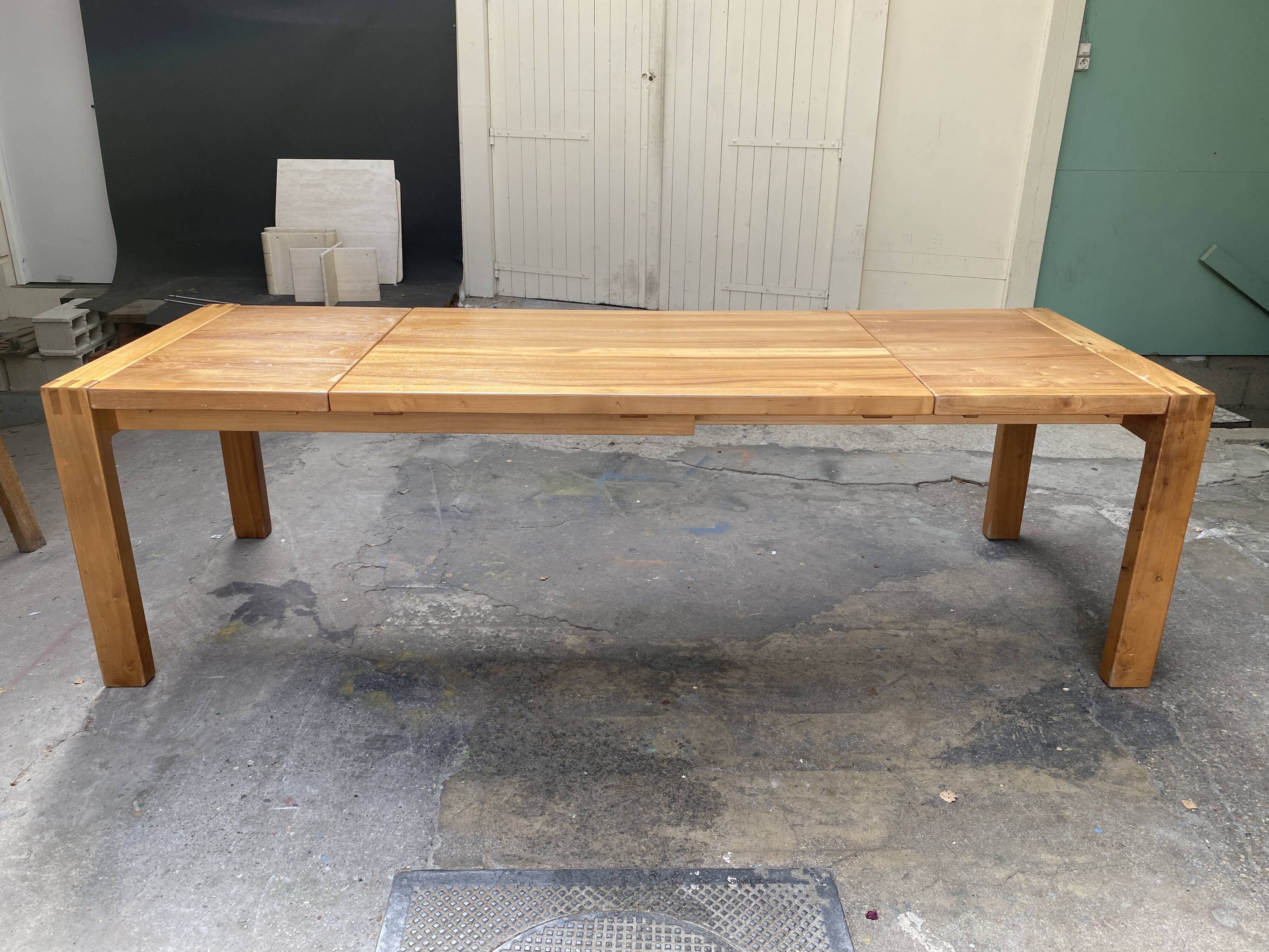 Elm dining table