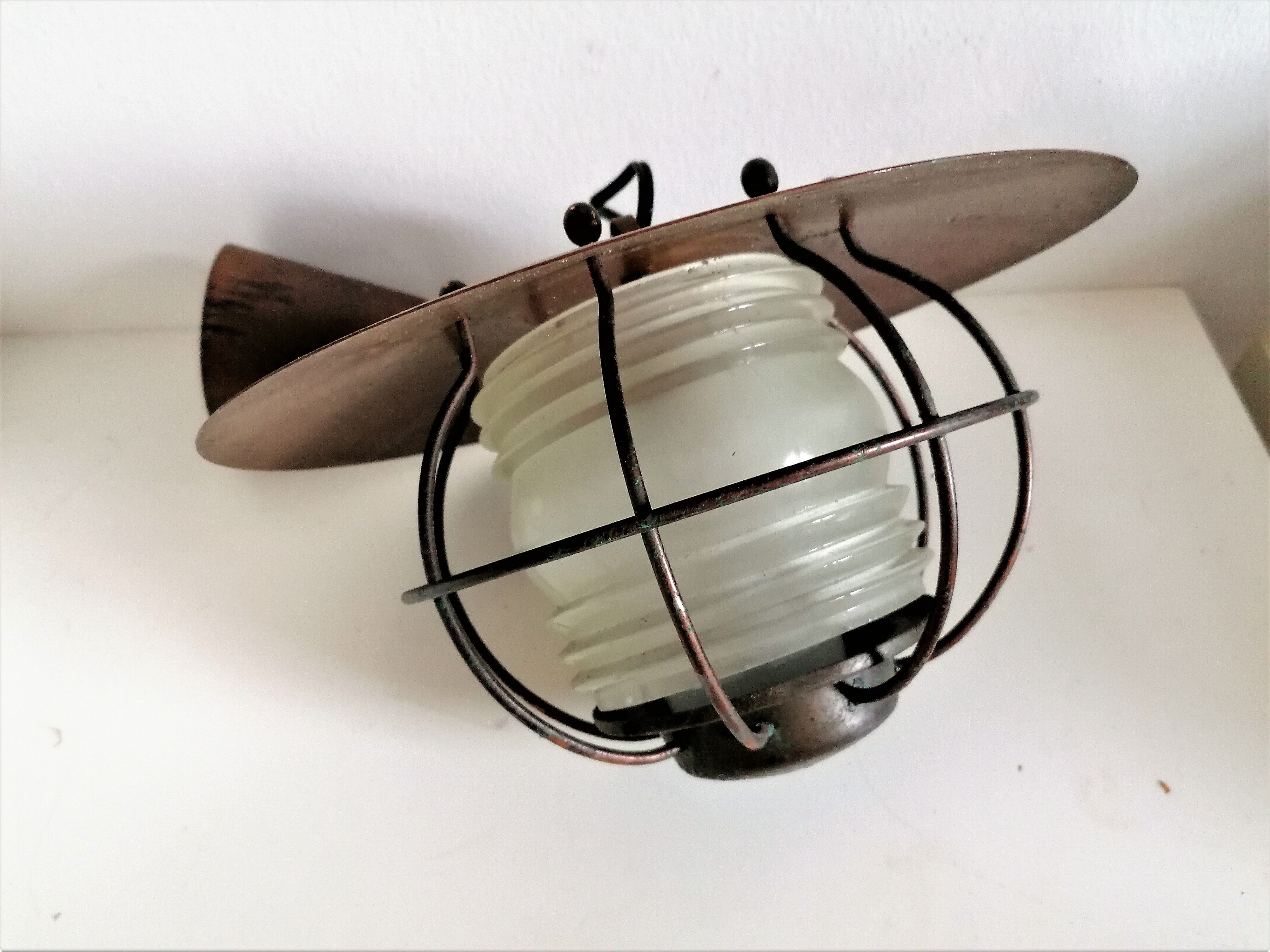 Chandelier mooring lantern ship maritime boat thick glass