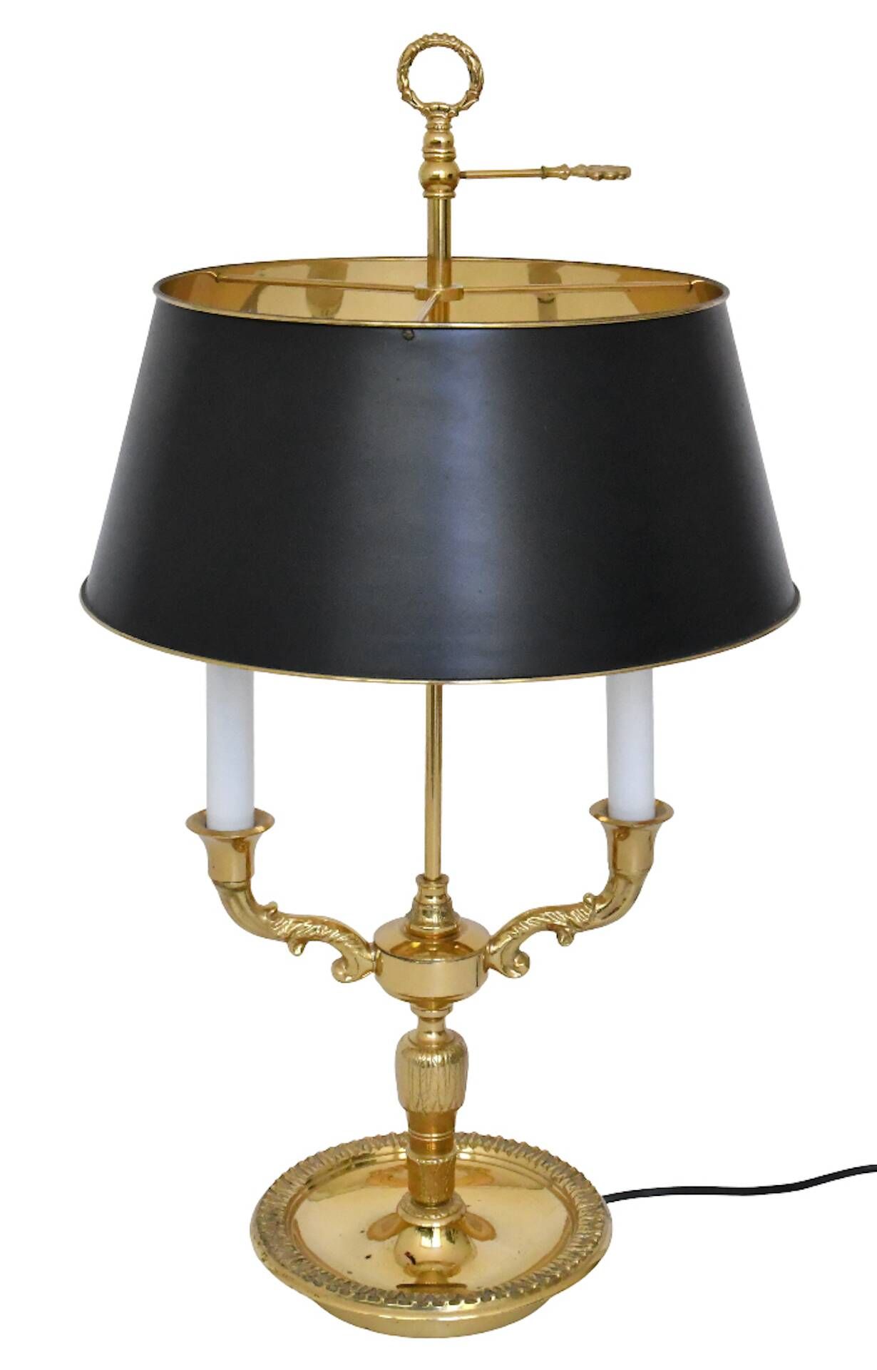 Bouillotte lamp in Louis XVI style