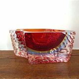 Murano sommerso empty-pocket ashtray
