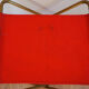 Red vintage pair of lafuma folding chairs