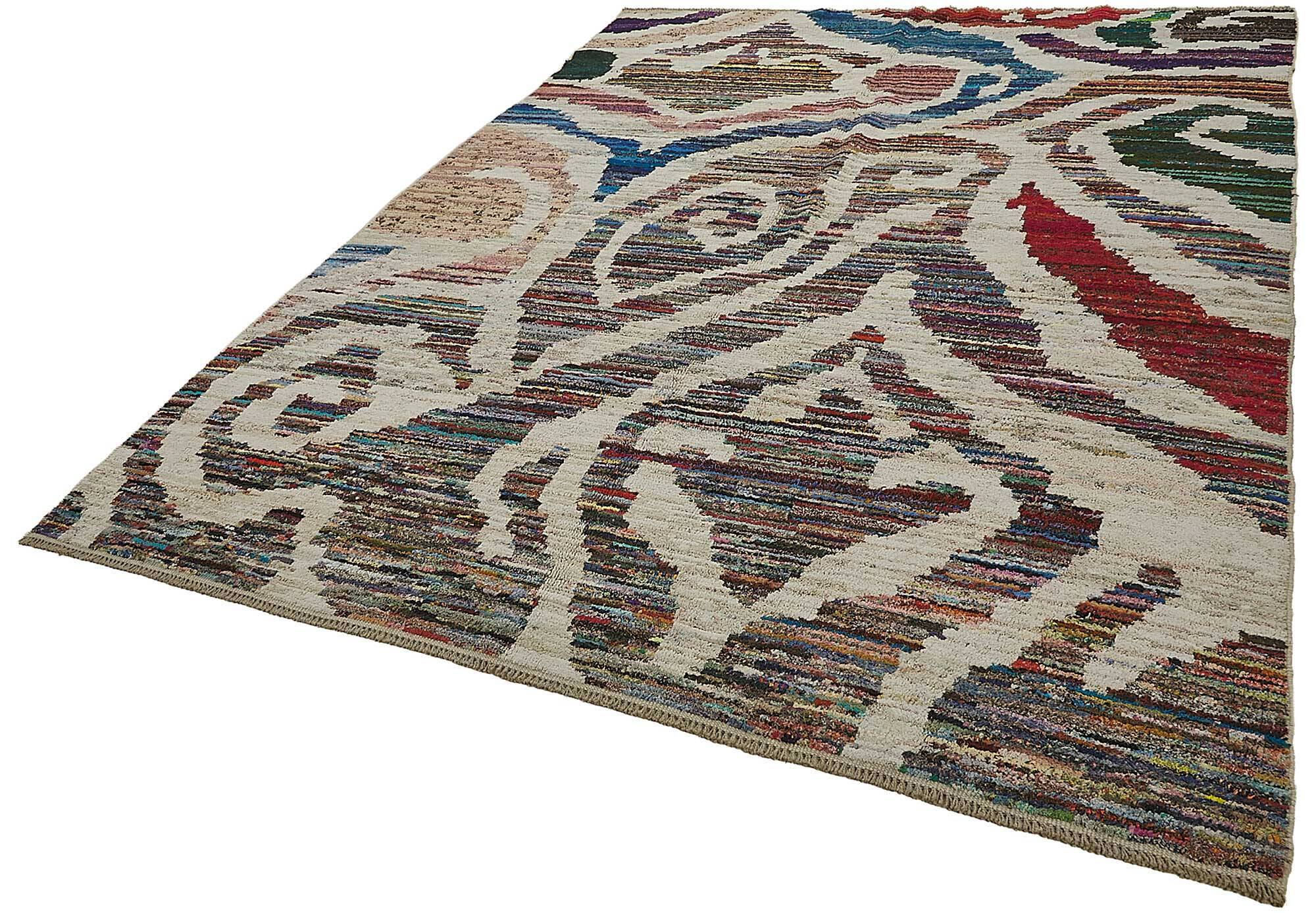 Handwoven Turkish Recycled Boho Rug 243 cm x 330 cm