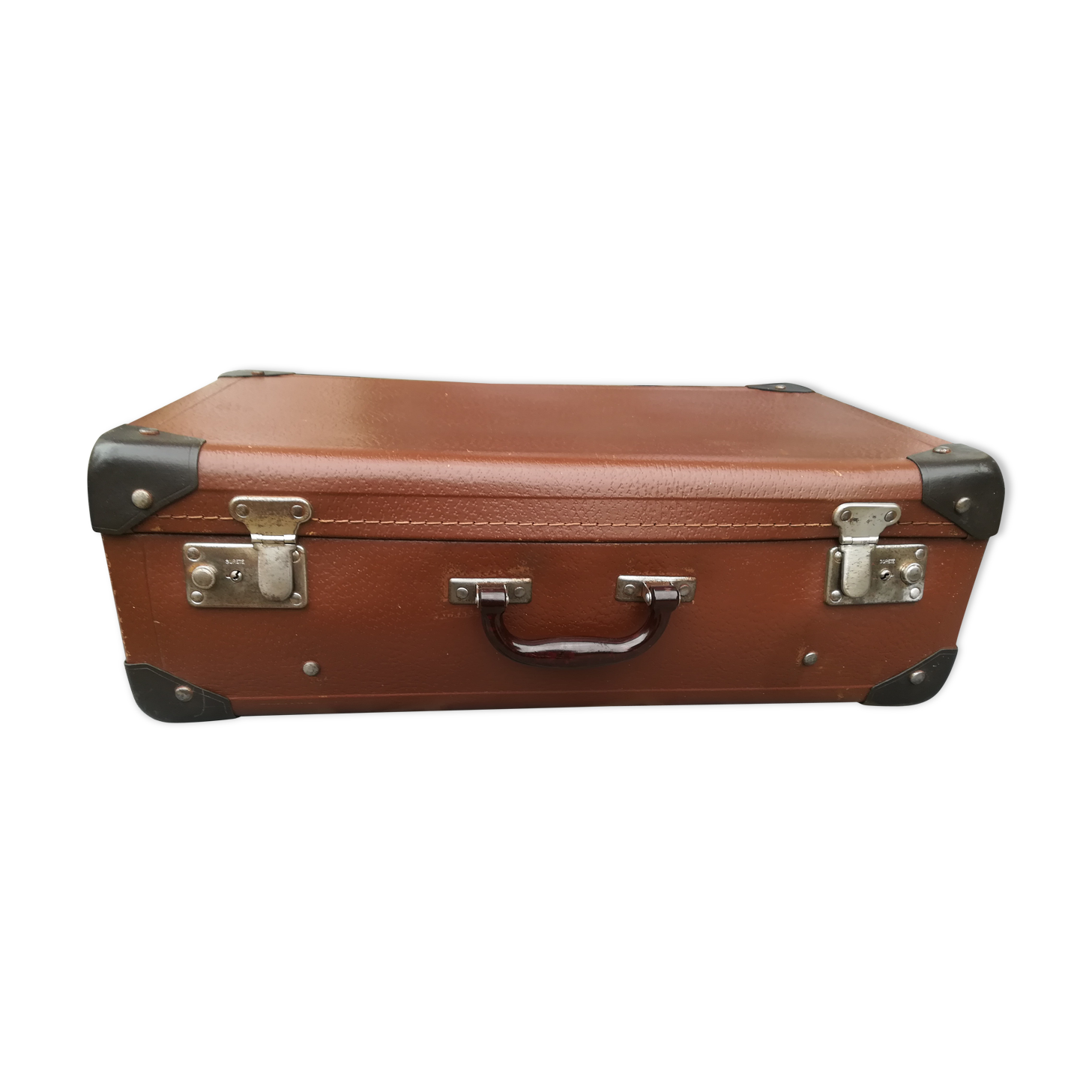 Old cardboard suitcase
