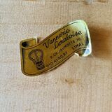 Large vintage rattan and wicker sewing basket with fabric seat