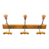 Old coat hooks - wooden coat rack