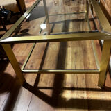 Glass coffee table Pierre Vandel