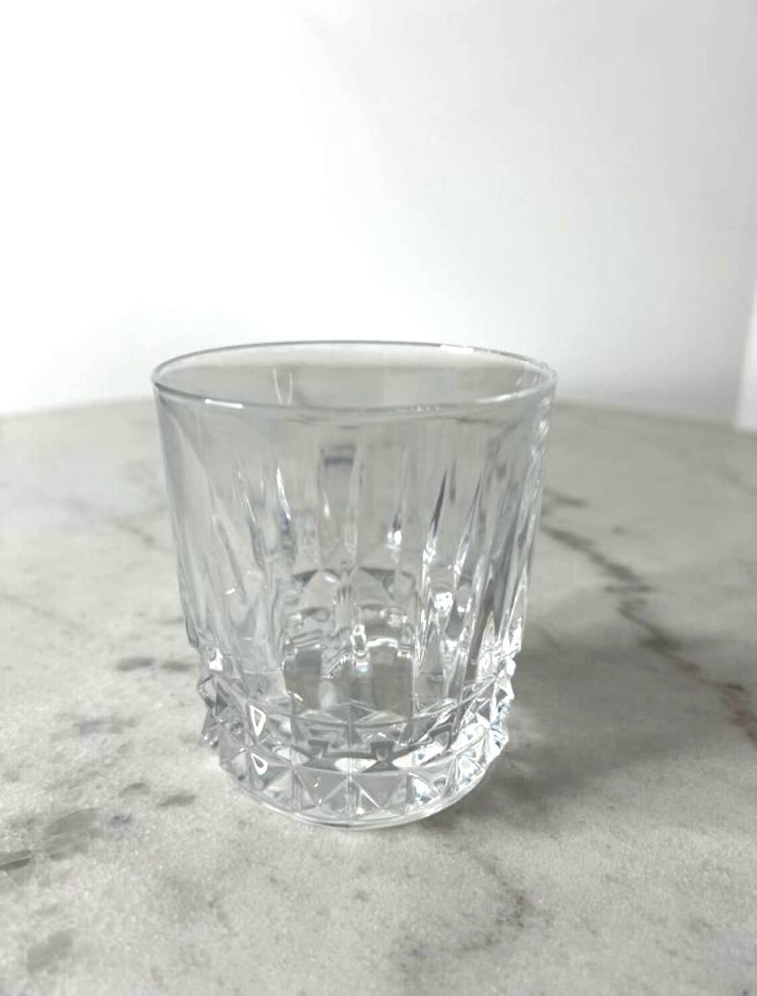 Crystal whisky glass