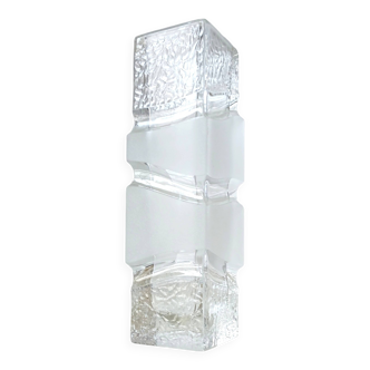 Peill & Putzler, Cubist crystal vase, Germany 1971