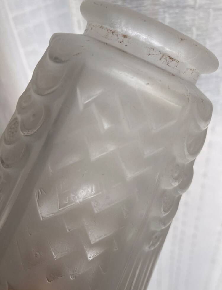 Pair of Art Deco Muller Brothers pendant lights