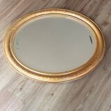 Grand miroir ovale