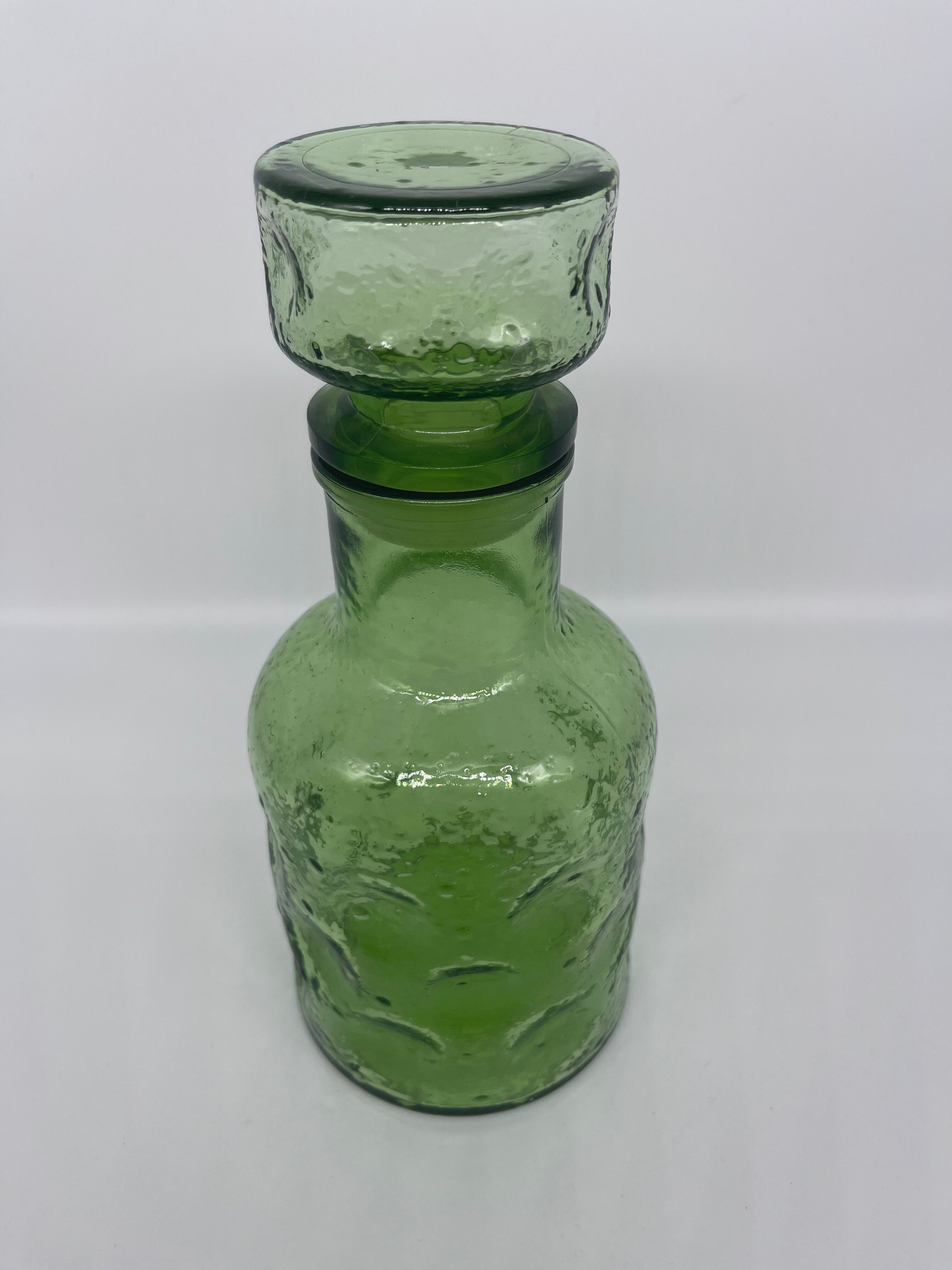 Green decanter 70s