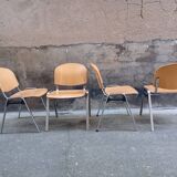 Set of 4 chairs, 80's design