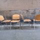 Serie de 4 chaises,  design 80's