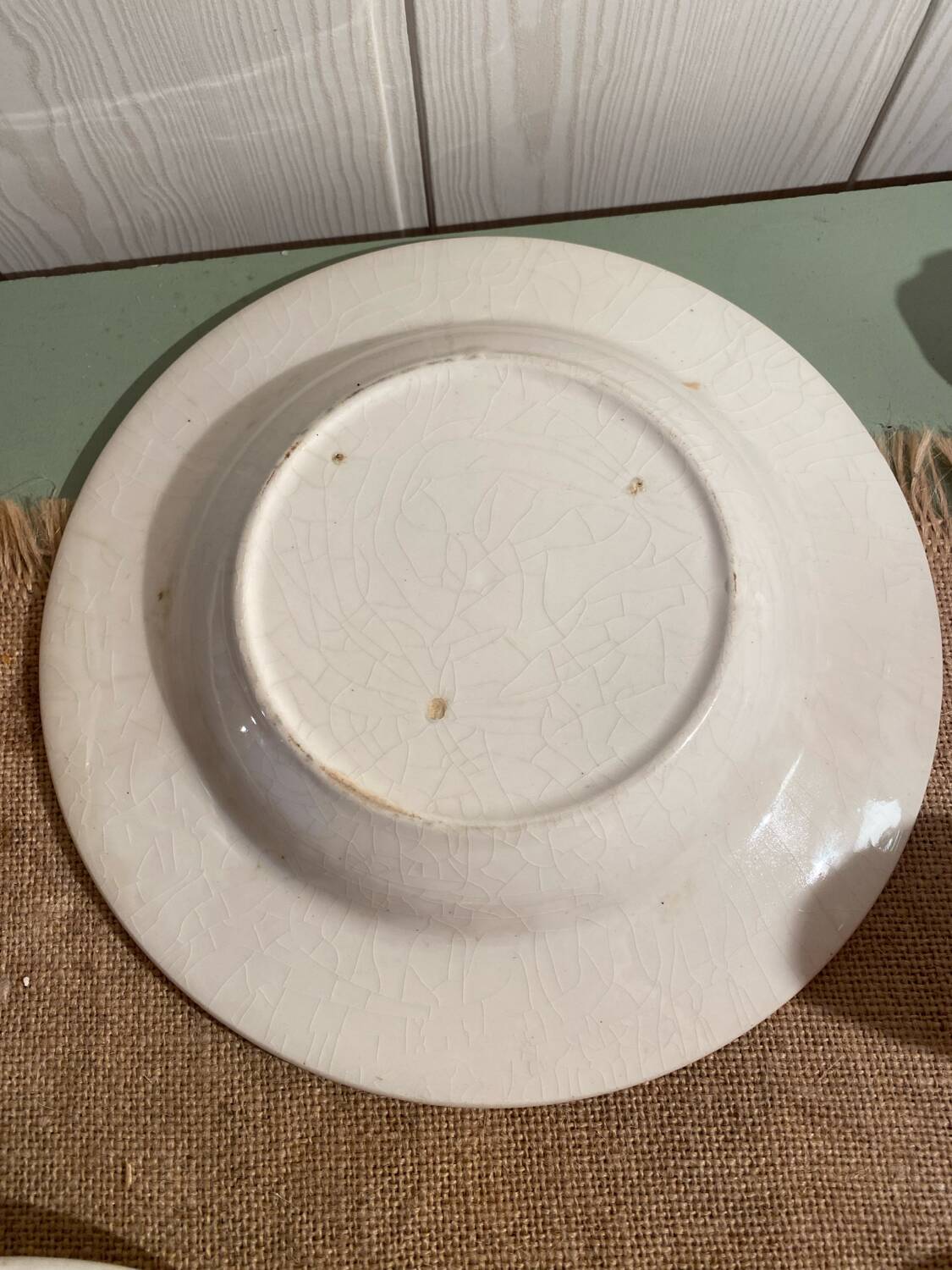 Antique English plates