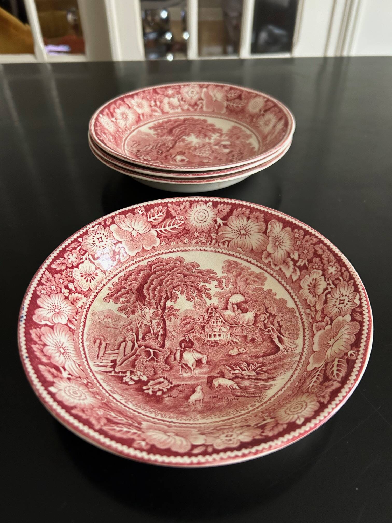 4 WR Midwinter Ltd "Rural England" English plates