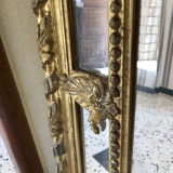 Bevelled golden mirror 170 x 105 cm