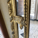 Bevelled golden mirror 170 x 105 cm