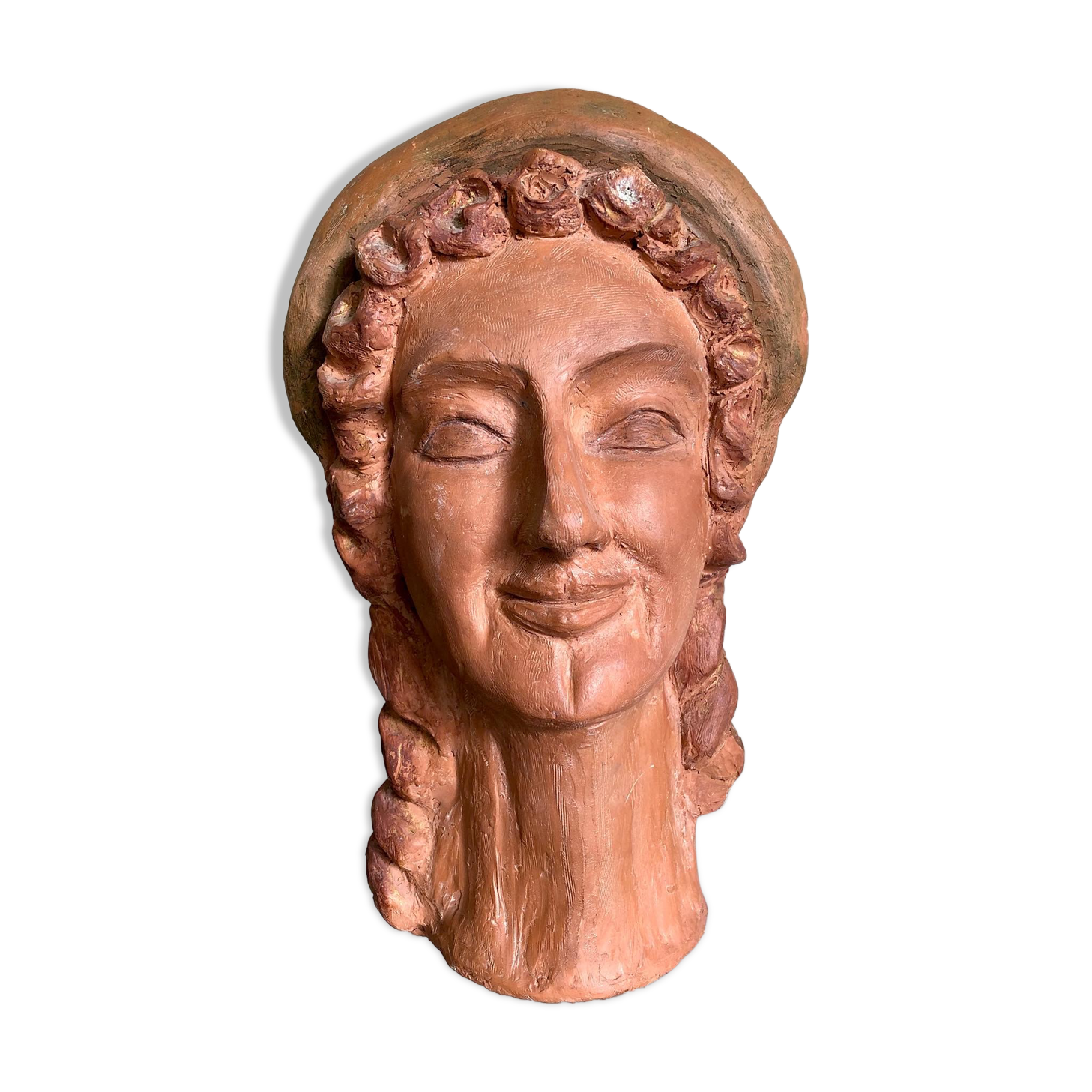Terracotta head from the 40s