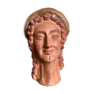 Terracotta head from the 40s