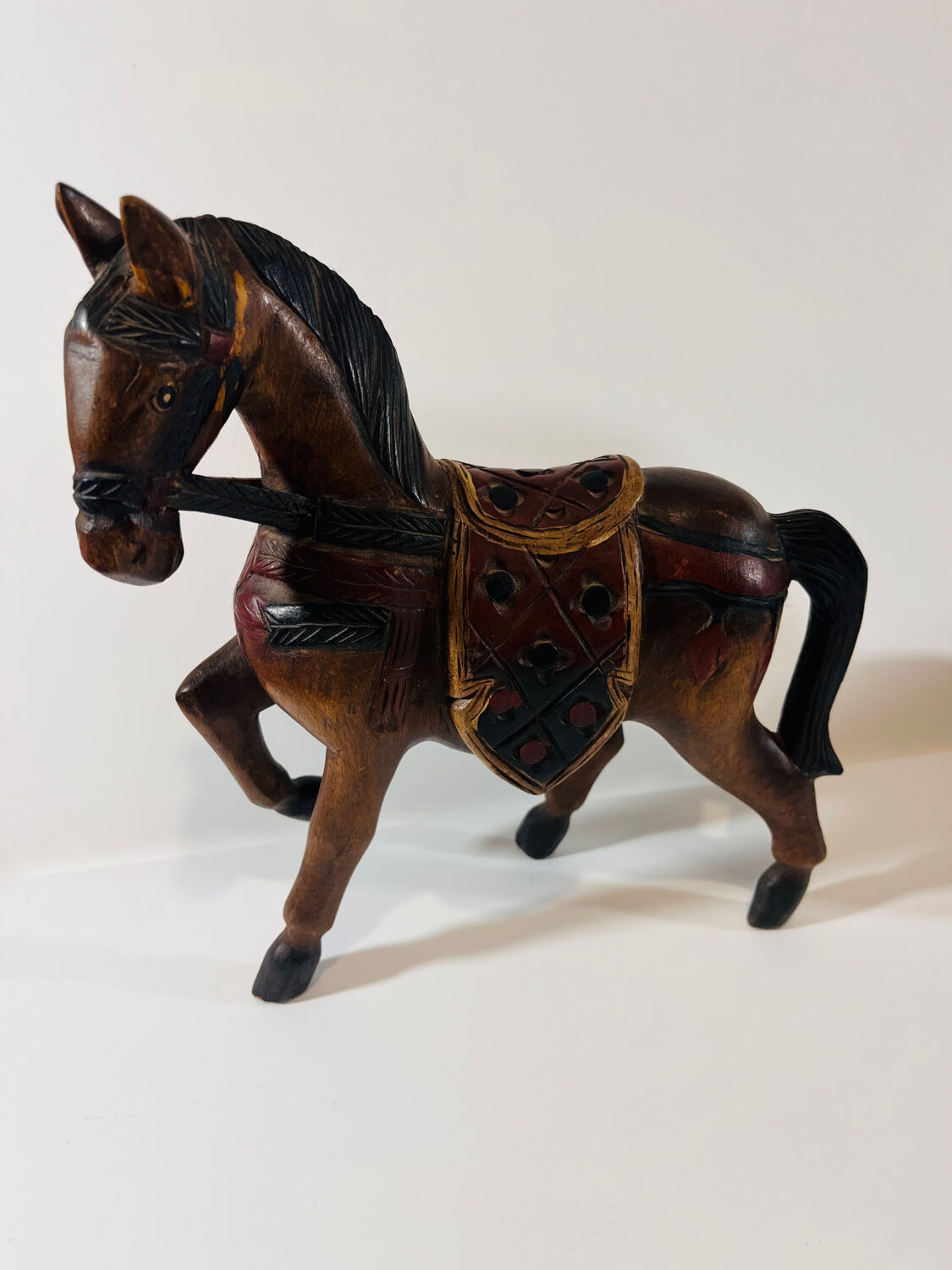 Vintage wooden horse