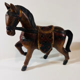 Vintage wooden horse