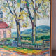 View of the church of La Clayette, signed François Sauvageot 1947