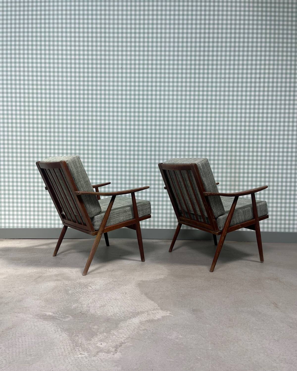Paire de fauteuils scandinaves Thonet