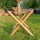 Retro bamboo stool