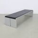 BQ 01 Architectural Museum Bench in Leather by Wim Quist for Spectrum, 1970s
