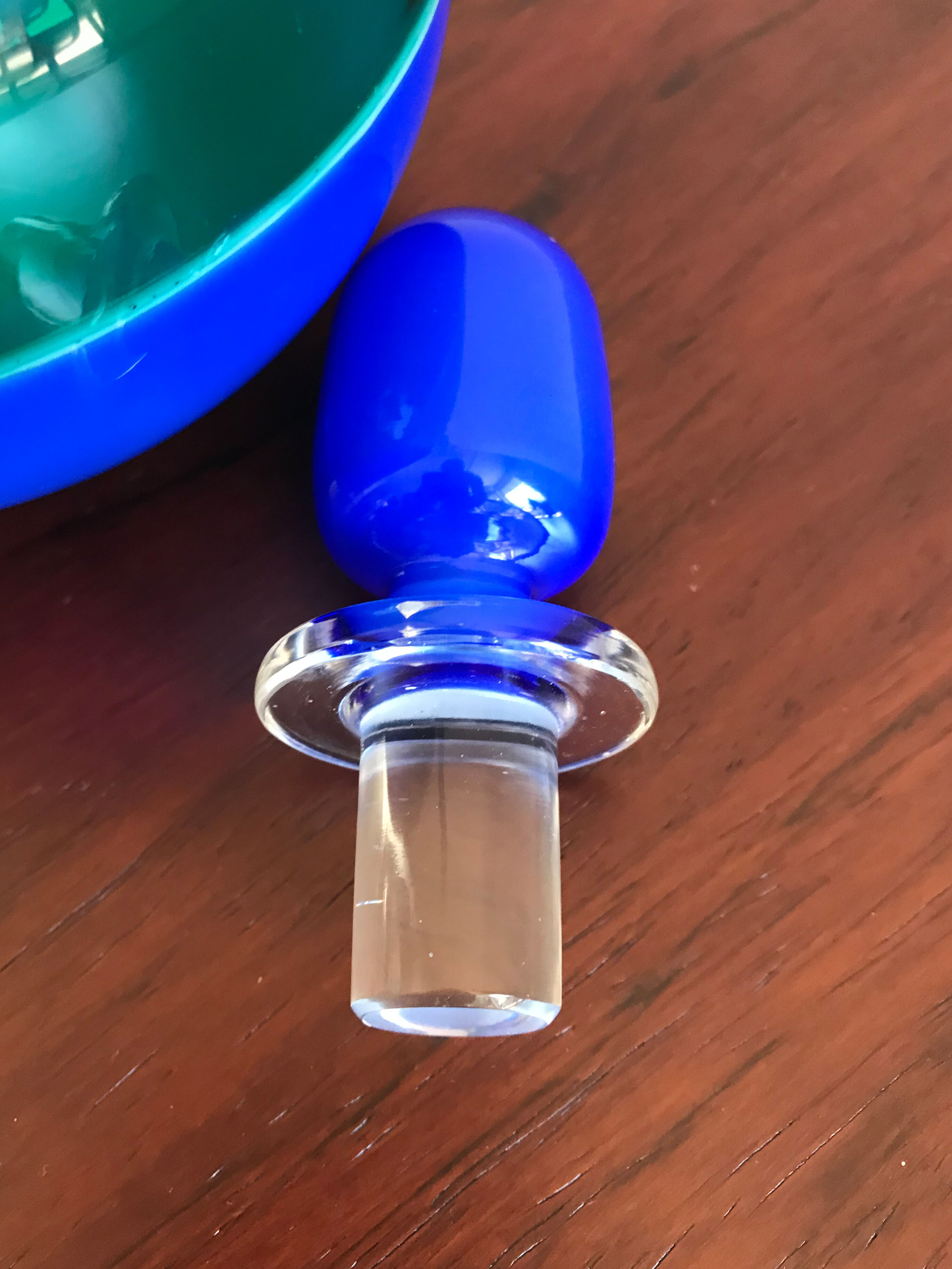 Gio Ponti for Venini Murano glass bottle "Morandiane" serie, 1960s