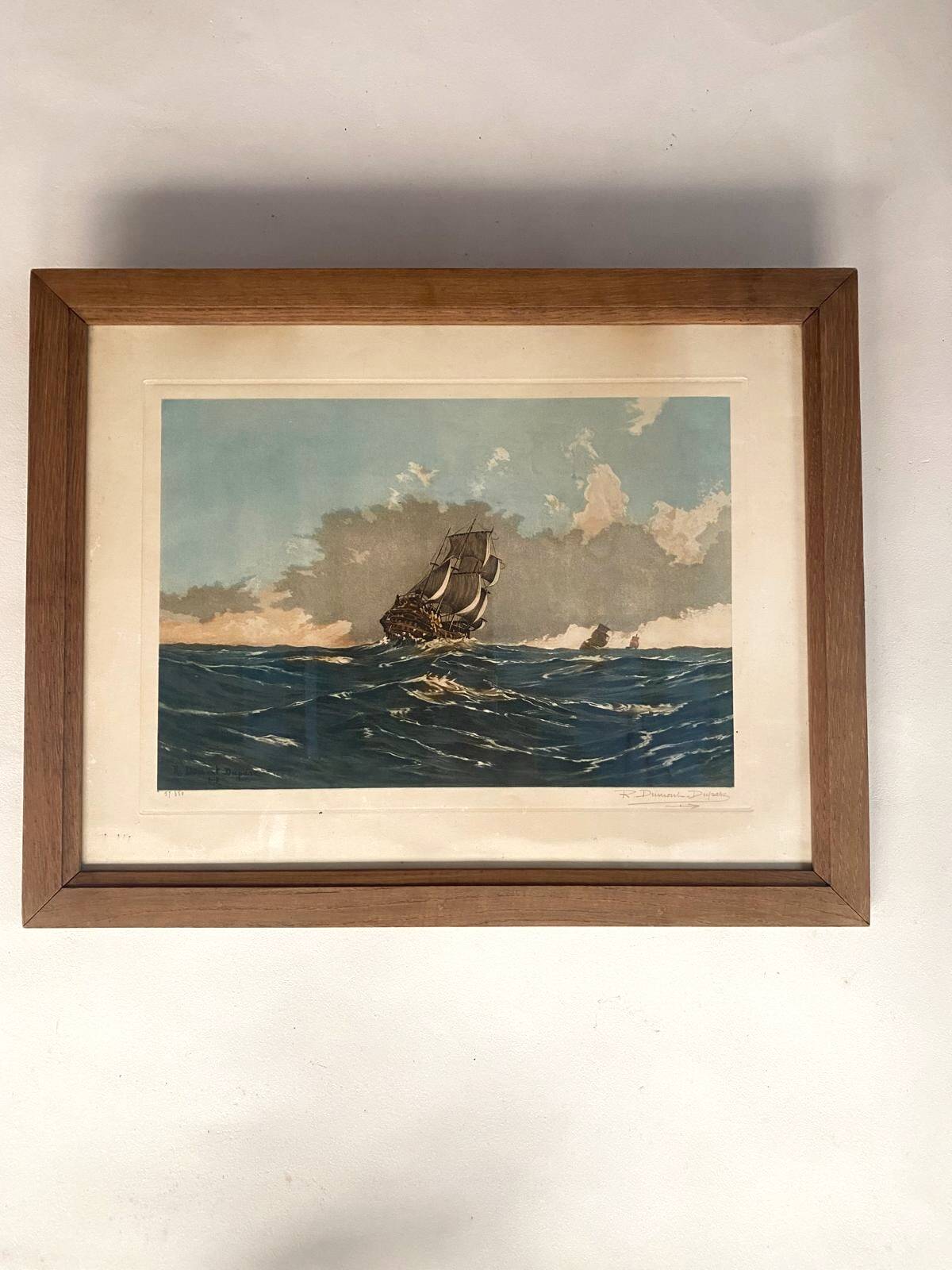 Tableau. marine. by robert dumont duparcq.