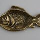 Empty bag brass fish England