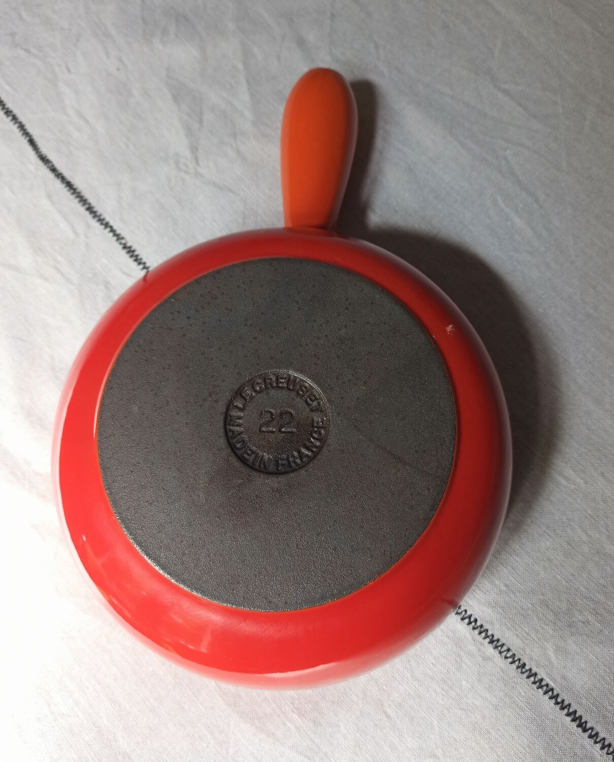 Caquelon à fondue vintage Le Creuset