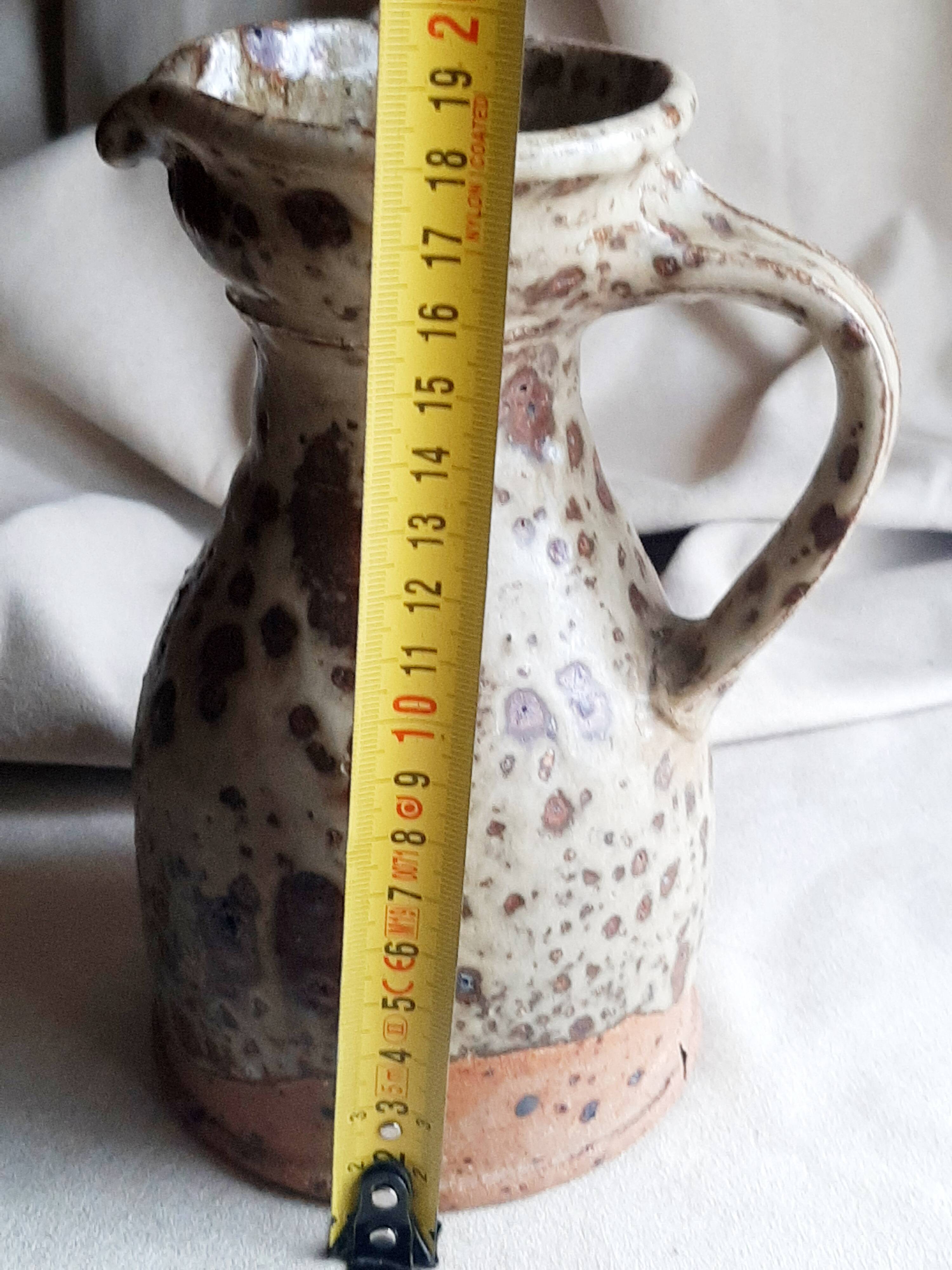 Pyrite stone pitcher Pierre Digan La Borne