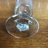 12 wine glasses made of blown glass