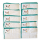 10 Large embroidered and hand-trimmed placemats "les colverts" - Métis - 40x56 cm