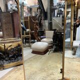 Triptych mirror of brot walnut period napoleon iii xix th century