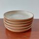 Set of 5 stoneware dessert plates