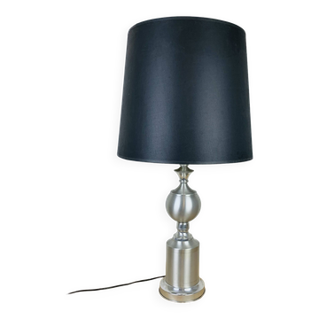 Brushed aluminum lamp from the 70s