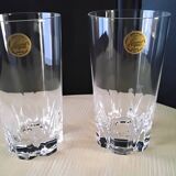 Set of 6 Cristal d'Arques Cheverny water or orangeade glasses